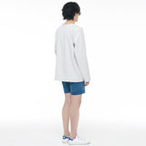 WOVEN T-SHIRT COOL GREY