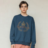 GHCリボンスウェットシャツ/GHC RIBBON SWEATSHIRT_VINTAGE BLUE