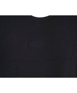 Cut stitch long sleeve t-shirt_black
