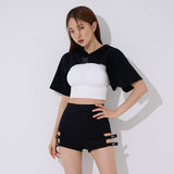 バックルフードボレロ/TOP(9365) Buckle Hooded Bolero