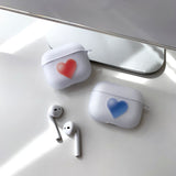 ピンク - カラー ジェリー ハート AirPods ケース_マット