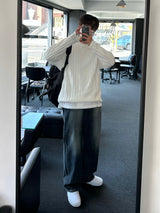 ドローダークブルーデニムパンツ / DROW DARK BLUE DENIM PANTS(ONE COLOR)