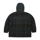 ワイドフーディージャケット/BSR2223FWJK050 WIDE HOODED JACKET CHECK