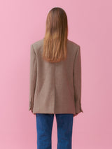 CLASSIC HERRINGBONE JACKET_BEIGE (6612506280054)