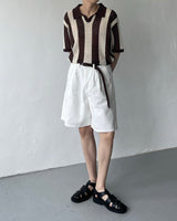 SI ホワイトツータックショーツ / SI White Two Tuck Shorts (S–L)