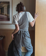 アンバランスストラップニットトップ