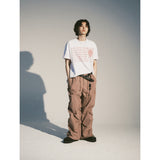 クリースナイロンバンディングパンツ / CREASE NYLON BANDING PANTS_INDIE PINK
