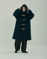 ダッフルコート/unisex duffle coat black