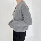 Round Neck Cardigan