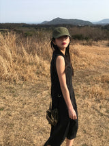 ニュームーンピンタックロングワンピース
