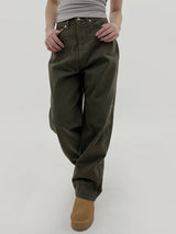 ワームカラーブラッシュドコットンパンツ/No.3071 Warm color brushed cotton Pants (6color)
