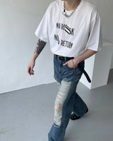 ダメージデニムパンツ/GM - KZ Damage Denim Pants (XS ~ L)
