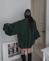 (UNISEX) コブ制服オーバーマンツーマン