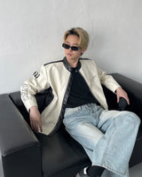 90's バイクレザージャケット / 90's Bike Leather Jacket (2 colors)