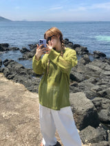 Summer punching knit 