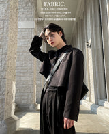 [自主製作] [Restock] ファインダークロップブレザー (2 color)