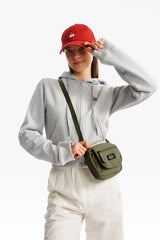 ポケットビンテージウォッシングミニクロスバッグ／POCKET VINTAGE WASHING MINI CROSS BAG [KHAKI]