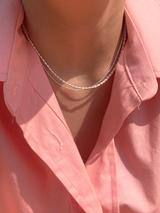 [92.5silver] mix pearl necklace