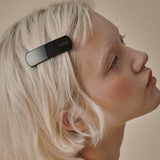 Usual Small Logo Hairpin ( Black )