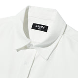 オーバーフィットコットンシャツ/OVERFIT COTTON SHIRTS-OFF-WHITE