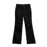 クリスムパダメージブーツカットジーンズ / Chris mupa damage bootcut (2 color)