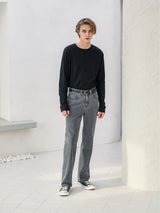 ワイドデニムパンツ / M160 WIDE DENIM PANTS_GRAY
