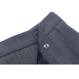 CHAIN PLEATS LAP SKIRT GRAY (6682534609014)