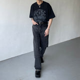 バックACDCショートスリーブTシャツ / BACK ACDC Short-sleeved T-shirt