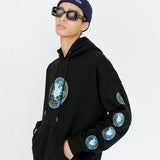 GLOBE PRINT HOODIE (3color) (6675690520694)