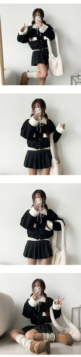 プードルの毛糸のバッグ