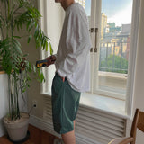 ASCLO Memory Nylon Bermuda Pants (3color)