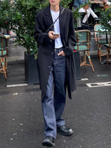 Le Procope natural denim wide pants 