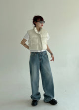 2ボタンワイドパンツ/no.1797 Two Button Wide Pants (2color)