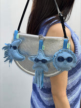 Blue Friends Keyring-star