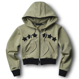 Bluesf Star Dusty Hood zip-up - WOMEN'S
