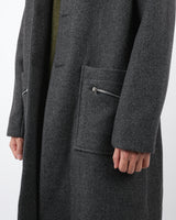 ウールセンスインナーフードコート/wool sense inner hood coat 2color