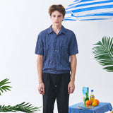 リンクルハーフシャツ/WRINKLE HALF SHIRT