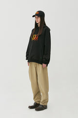 Flame Bear Hoodie_Black (6684841640054)