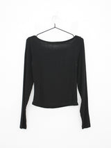 ベースディープUネックTシャツ/Basez Deep U Neck T-shirt (4color)
