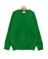 (UNISEX) サイレンスウールオーバーニット