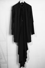トランスフォーメーションドレープシャツ / TRANCE FORMATION DRAPE SHIRT (2511184035958)