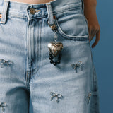 Usual Pocket Heart key Ring