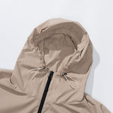 カットポイントウィンドブレーカージャケット / CUT POINT WINDBREAKER JACKET - BEIGE