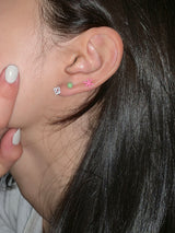 Pastel doodle piercing (Olive)