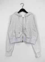 ピーナッツクロップジップアップ/Peanut Crop Hood Zip Up (4color)