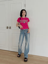 リンクリング ブラッシュ ブーツカット パンツ / no.430 Wrinkling Brush Bootcut Pants