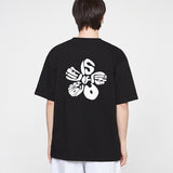 バッグフラワーロゴライフドローイングショートスリーブT / Bag Flower Logo Life Drawing Short Sleeve Tee