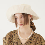 CUT OFF BUCKET HAT (IVORY) (6579683885174)