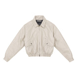 エコレザーMA-1ジャケット / ECO LEATHER MA-1 JACKET