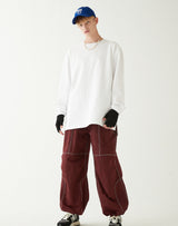 ドリームイズノーウェアオーバーサイズTシャツ/DREAM IS NOWHERE LS OVERSIZED T-SHIRT WHITE